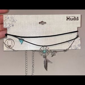 Mudd Brand 3-piece Choker Necklace